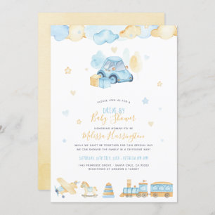 Invitation Baby shower bébé bébé en aquarelle Cute