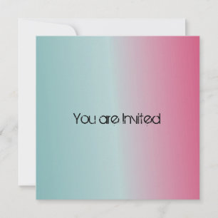 Invitation Baby Shower Bleu Rose