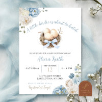 Baby shower Blue Birdie