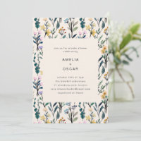 Baby Shower Bohème Fleurs Couples