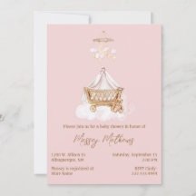 Baby shower Boho rose et Brown