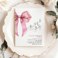 Baby shower Bowtiful Baby Pink Bow