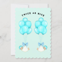 Baby shower Boy Twins