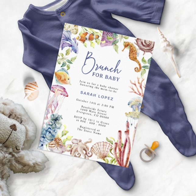Invitation Baby shower Brunch (Créateur téléchargé)