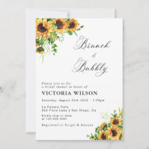 Baby Shower Brunches et Bulles Tournesol