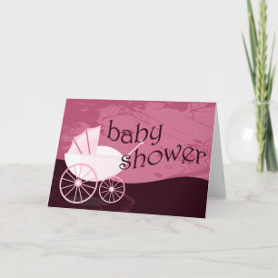 Invitation Baby Shower : calèche :