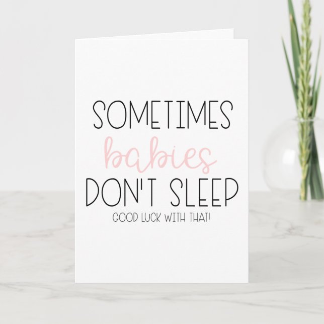 Invitation Baby shower Card, Baby Card, New Parents, New Mama (Devant)