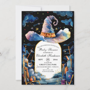 Invitation Baby shower Casquette de l'Assistant simple modifi