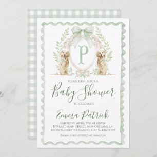 Invitation Baby shower Chien Chien Chien Chien Chien Chien Ch