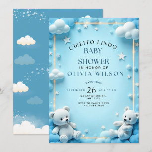 Invitation Baby shower Cielito Lindo