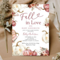 Baby shower Citrouille de Fall in Love