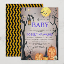 Baby shower Citrouille Éffrayant Halloween