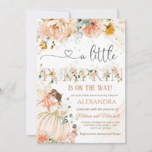 Invitation baby shower citrouille Un Peu Citrouille Sur Le Ch