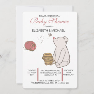 Invitation Baby shower classique