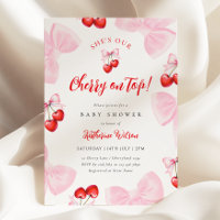 Baby shower Coquette Cherry