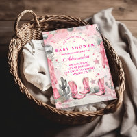 Baby Shower Cowgirl Disco Rose
