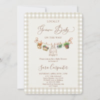 Baby shower cultivé localement