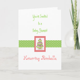Invitation Baby shower Cupcake