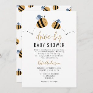 Invitation Baby shower d'Abeille de Bumble
