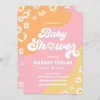Baby shower Daisy Boho Hippy Vibes Baby shower