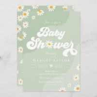 Baby shower Daisy Boho Hippy Vibes Baby shower