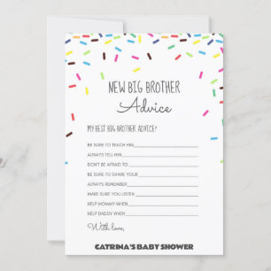 Invitation Baby shower d'arrosage - Nom modifiable, 5x7