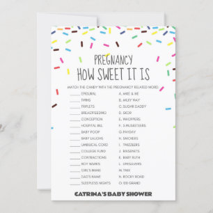 Invitation Baby shower d'arrosage - Nom modifiable, 5x7