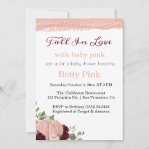 Baby shower d'automne