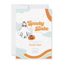 Baby shower d'automne Retro Ghost Baby shower Supe