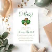 Baby shower de ballons verts de la Saint-Patrick