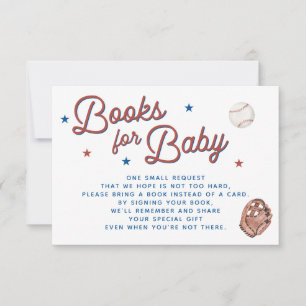 Invitation Baby shower de baseball, Réservez pour Boîtier de