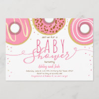 Baby shower de beigne Baby shower de noisette rose