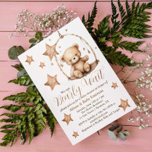 Invitation Baby shower de berceau : "On peut à pei