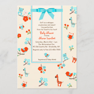 Invitation Baby shower de bienvenue