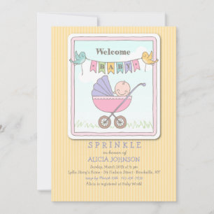 Invitation Baby shower de bienvenue