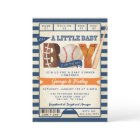 Invitation Baby shower de billets de sport