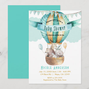 Invitation Baby shower de Boho d'azur