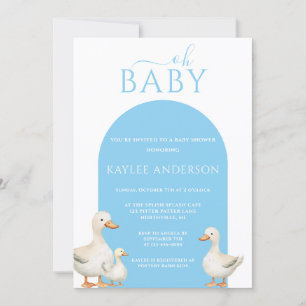 Invitation Baby shower de canard