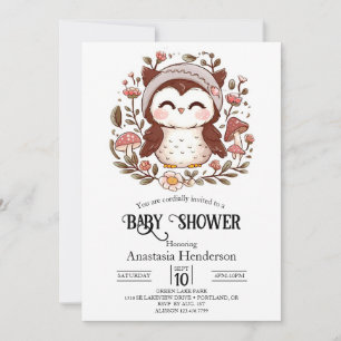 Invitation Baby shower de Charming Owl