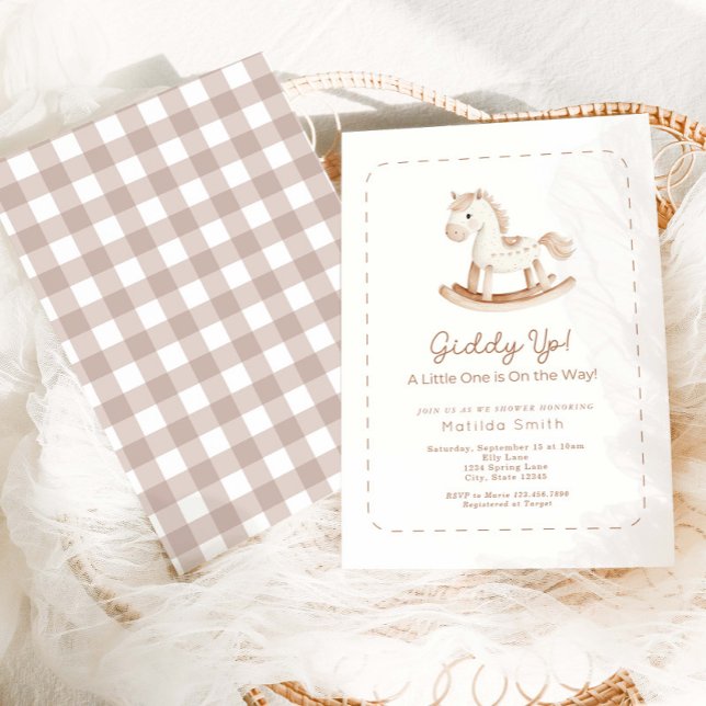 Invitation Baby shower de Cheval-Roche (Créateur téléchargé)