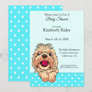 Invitation Baby shower de Chien Tzu Chien mignon