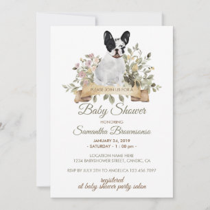 Invitation Baby shower de Chippon Français