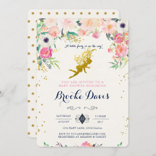 Invitation Baby shower de farine