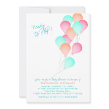 Baby shower de fête du ballon