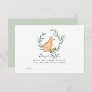 Invitation Baby shower de fosse Neutre selon le genre Raffle