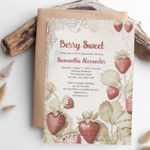 Baby shower de fraise Berry Sweet
