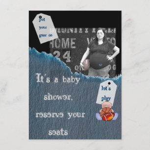 Invitation baby shower de garçon