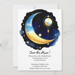 Invitation Baby shower de garçon Celestial Dreamscape