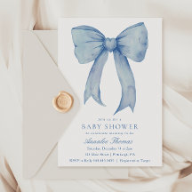 Baby shower de garçon de la boue bleue aquarelle