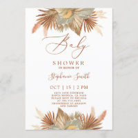 Baby shower de gazon Pampas